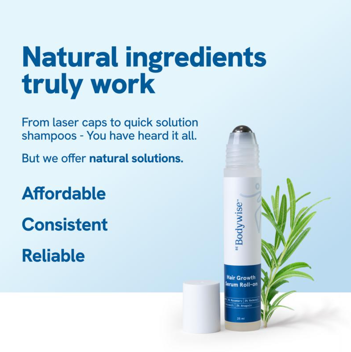 Be Bodywise Advanced Hair Growth Roll-On Serume