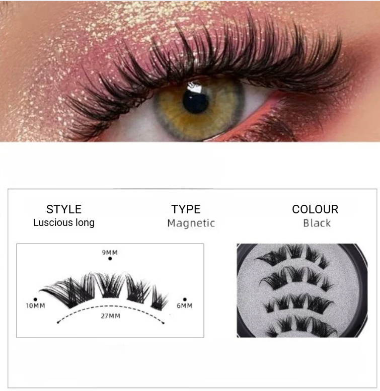 GlamorTwist Magnetic Eyelashes