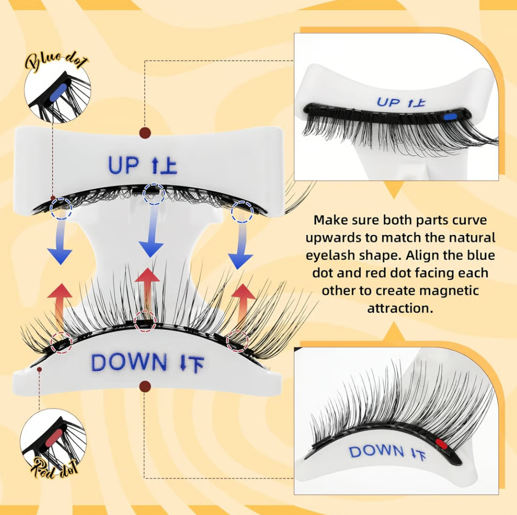 GlamorTwist Magnetic Eyelashes
