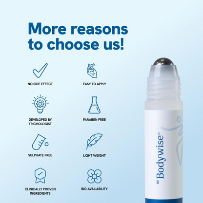 Be Bodywise Advanced Hair Growth Roll-On Serume